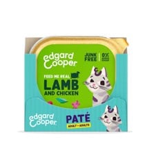 Edgard Cooper - 16 x Cat Adult Vetfood Paté Lamb/Chicken - 85g - Bundle