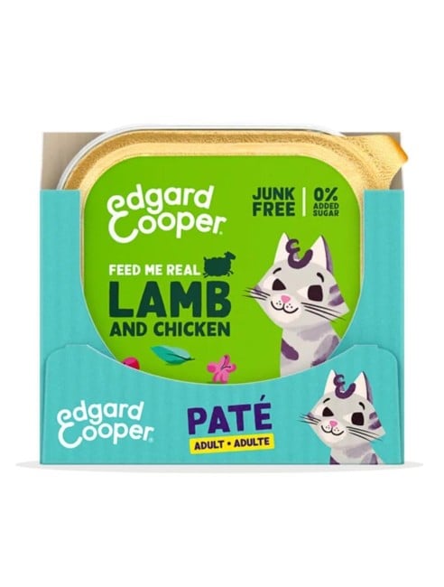 Edgard Cooper - 16 x Cat Adult Vetfood Paté Lamb/Chicken - 85g - Bundle