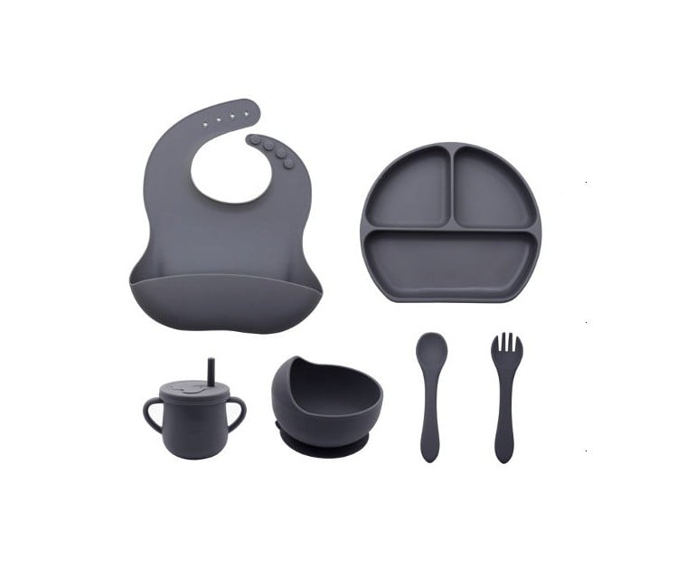 OH - Silicone baby meal set with 6 parts