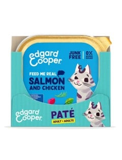 Edgard Cooper - Cat Adult Vetfood Paté Salmon/Chicken - 16x 85g - Bundle