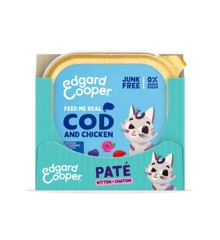 Edgard Cooper - Kitten Vetfood Paté Cod/Chicken - 16x 85g - Bundle