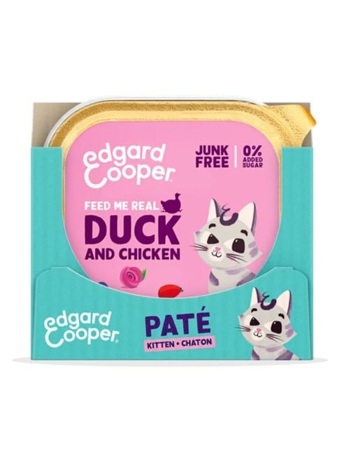 Edgard Cooper - Kitten Wetfood Paté Duck/Chicken - 16x 85g - Bundle