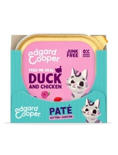 Edgard Cooper - Kitten Wetfood Paté Duck/Chicken - 16x 85g - Bundle