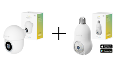 Hombli - 4K Smart Home Security Bundle: Hombli Pan & Tilt Cam + Hombli Bulb Cam