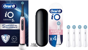 Oral-B - iO5s Blush Pink Electric Toothbrush & iO Gentle Care Replacement Heads 4ct (Bundle) thumbnail-1