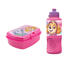 Stor - Sandwich Box + Sports Water Bottle - Paw Patrol