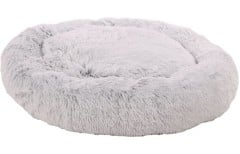 FLAMINGO - Dogbed Alba Round - White/Grey - 90cm