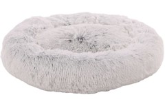 FLAMINGO - Dogbed Alba Round - White/Grey - 70cm