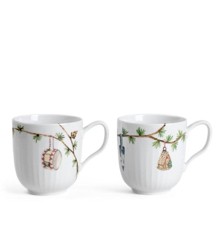 Kähler - Hammershøi Christmas mugs, 2 pc - 2018 + 2021