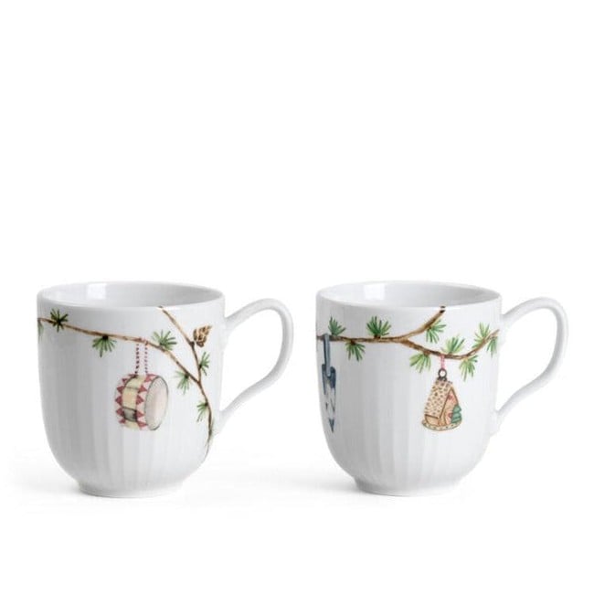 Kähler - Hammershøi Christmas mugs, 2 pc - 2018 + 2021