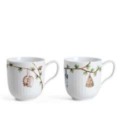 Kähler - Hammershøi Christmas mugs, 2 pc - 2018 + 2021