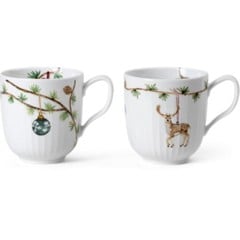 Kähler - Hammershøi Christmas mugs, 2 pc - 2018 + 2021