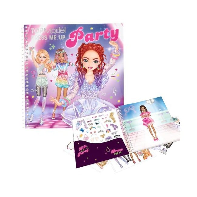 TOPModel - Dress Me Up Party Stickersbok