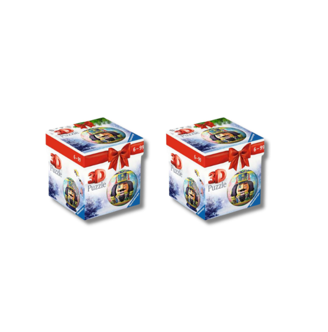 Ravensburger - 3D Puslespil Display Holiday Nutcracker Puzzle Balls - Bundle