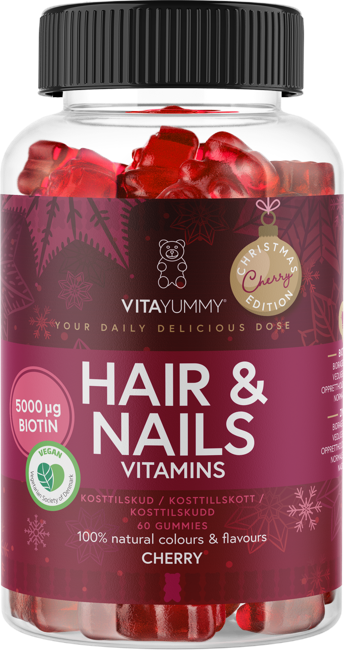 VitaYummy - Hair & Nails - Cherry - 60 pcs