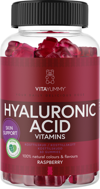 VitaYummy - Hyaluronic Acid - Raspberry - 60 pcs