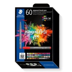 Staedtler - Brush Pen Pigment 60 Pcs Assorted (371C60)