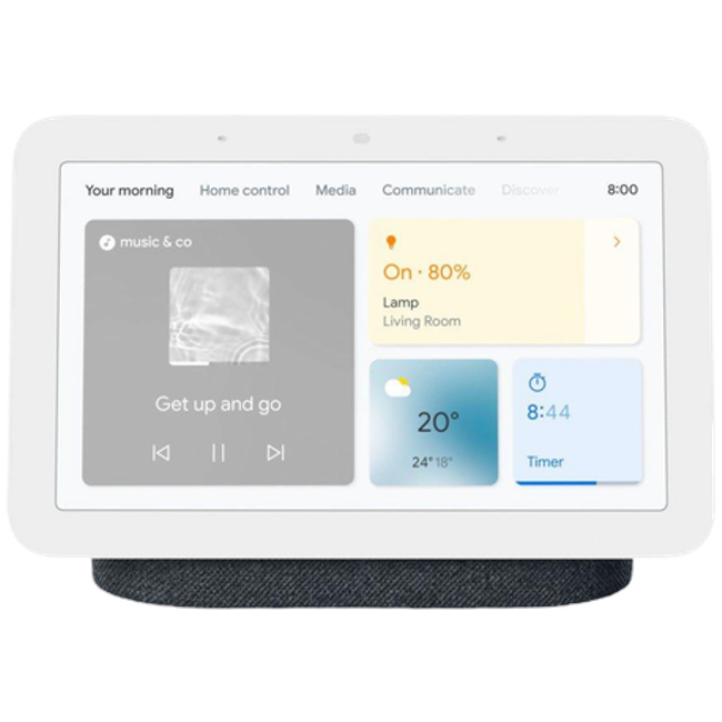 Google - Nest Hub 2nd Generation Black