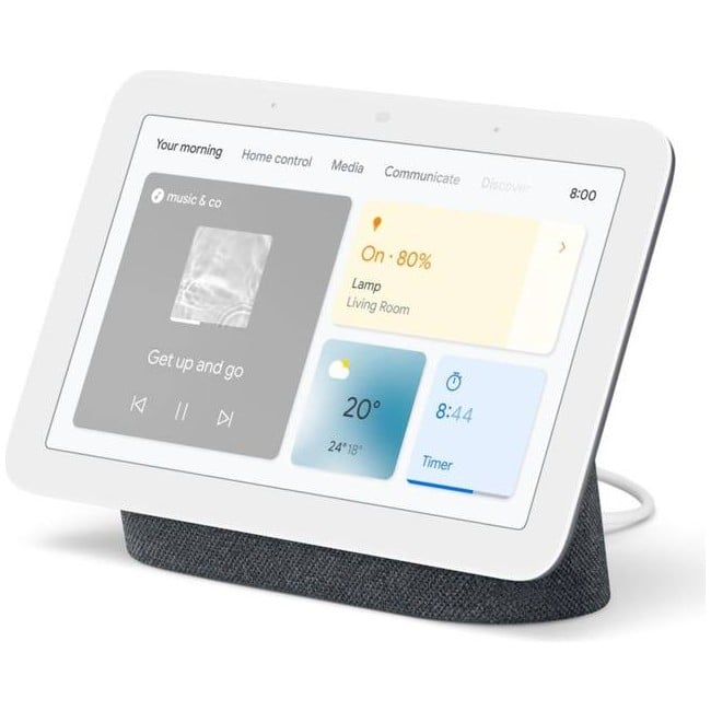 Google - Nest Hub Smart Display 2. Gen Schwarz