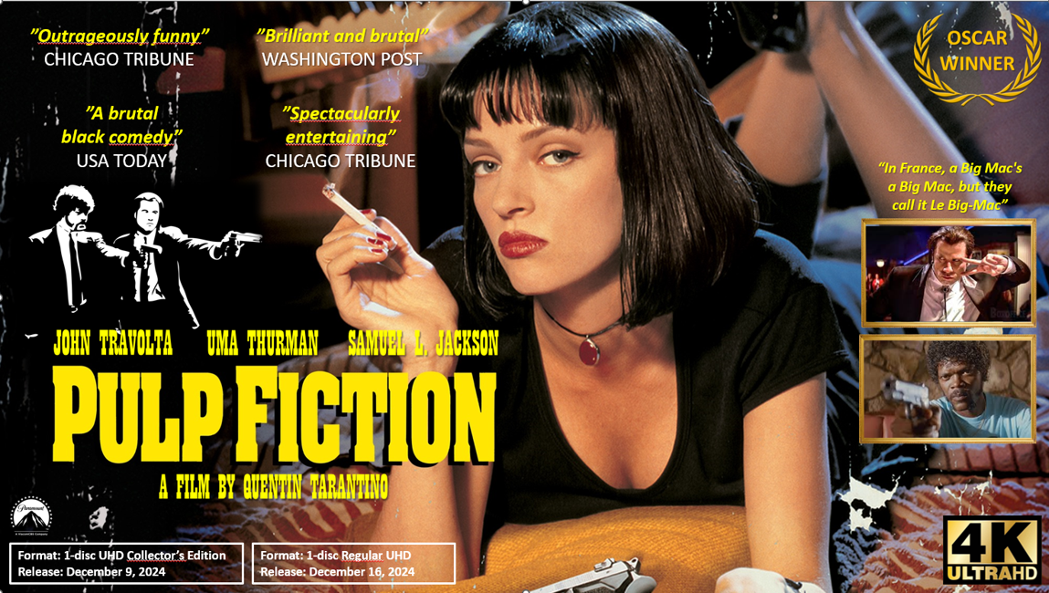 PULP FICTION 1-DISC UHD COLLECTOR’S EDITION