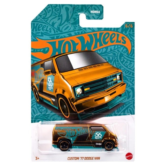 Hot Wheels - 56th Anniversary Edition Green and Copper Colour - Dogde van