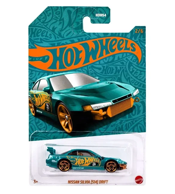 Hot Wheels - 56th Anniversary Edition Green and Copper Colour - Nissan Silvia