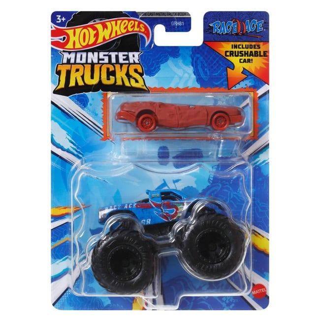 Hot Wheels - 1:64 Die-cast Monster Truck - Race Ace