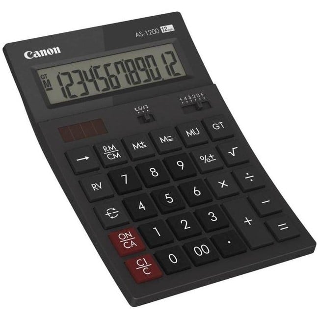 Canon - AS-1200 desktop calculator