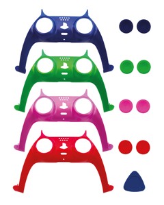 Controller Styling Kits - Faceplate and Thumb Grips x 4(White box)