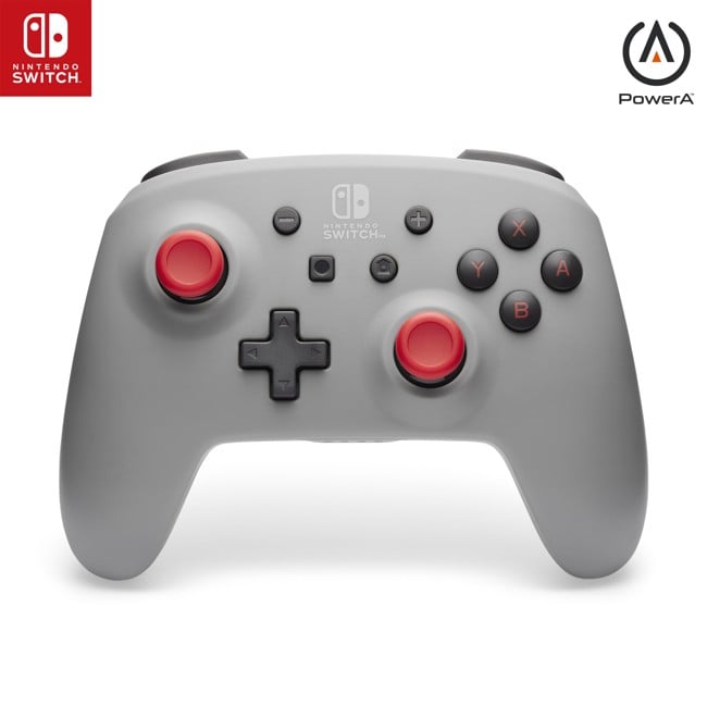 PowerA Wireless Controller ‒ Retro Grey (Nintendo Switch)