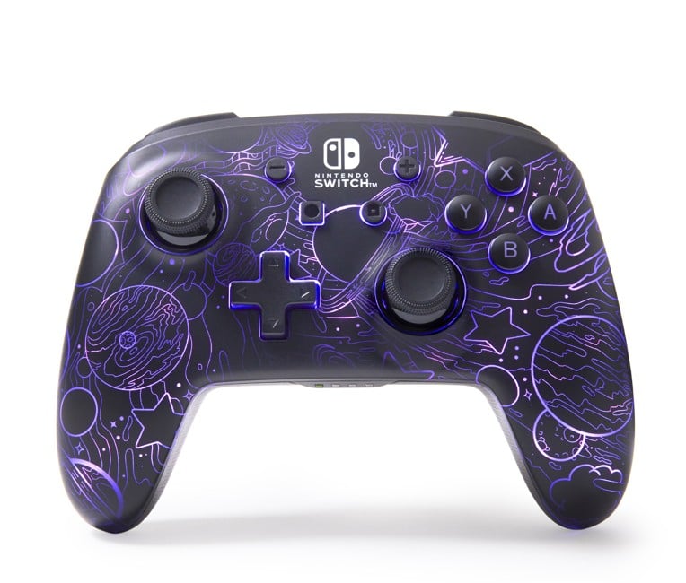 PowerA Enhanced Wireless Controller With Lumectra - Galactic Vortex (Nintendo Switch)