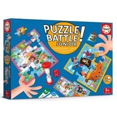 Educa - Puzzle Battle Junior Animals - (80-20116)