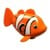 Swims - Rainbow Reef Clown Fish - (6072502) thumbnail-1