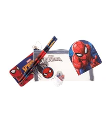 Kids Licensing - Filled mesh pencil pouch w/stationery - Spiderman (017808156)