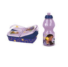 Stor - Multi-Compartment Lunch Box + Sports Water Bottle - Wish