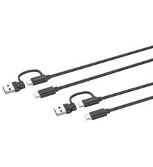 Speedlink - STREAM Play & Charge USB-C/A to USB-C Cable Set, black