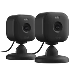 Blink - Mini 2 Smart Indoor Security Camera 2pcs set Black