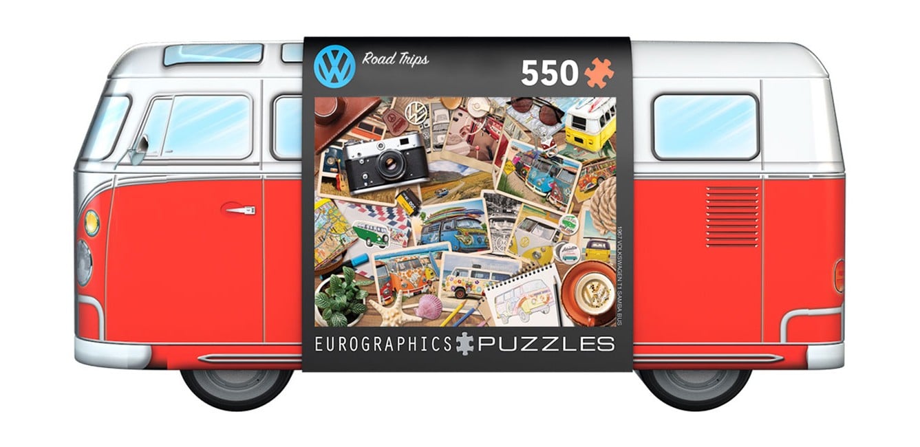 Eurographics - Puzzle Road Trip in VW Bus tinbox - 550 pieces