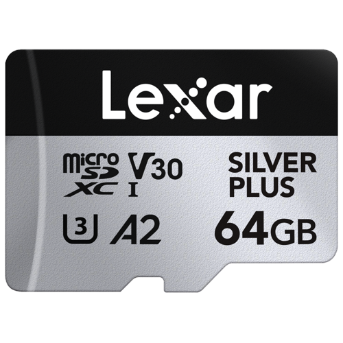 Lexar - microSDXC Professional SILVER Plus UHS-I/U3/A2/4K R205/W100 (V30)