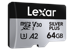 Lexar - microSDXC Professional SILVER Plus UHS-I/U3/A2/4K R205/W100 (V30) - 64GB thumbnail-3