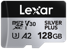 Lexar - microSDXC Professional SILVER Plus UHS-I/U3/A2/4K R205/W150 (V30) - SILVER - 128GB thumbnail-1