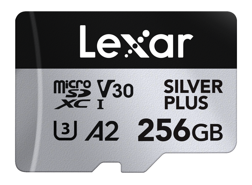 Lexar - microSDXC Professional SILVER Plus UHS-I/U3/A2/4K R205/W150 (V30) - 256GB