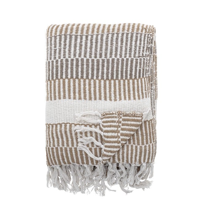 Creative Collection - Isnel Throw - Nature - Recycled Cotton