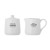 Creative Collection - Wendy Milk Jug & Sugar Bowl - White thumbnail-1