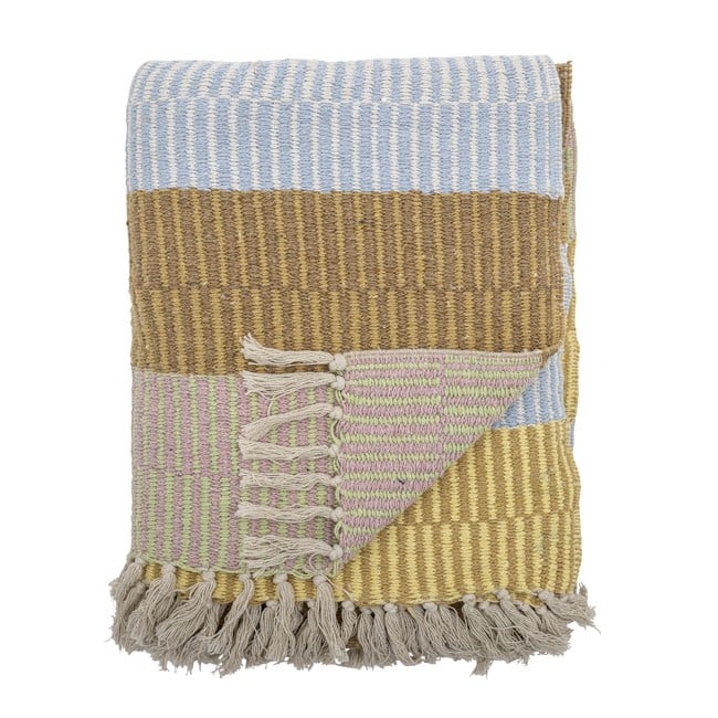 Creative Collection - Isnel Throw - Yellow - Recycled Cotton