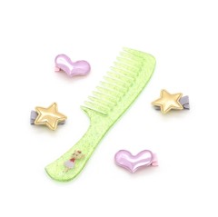 Lucky Doggy - Hair Accessories Green Brush - (OT-LDA5006)