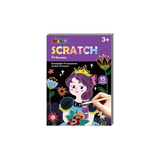 Avenir - Mini scratch bog - Prinsesse (58CH221658)