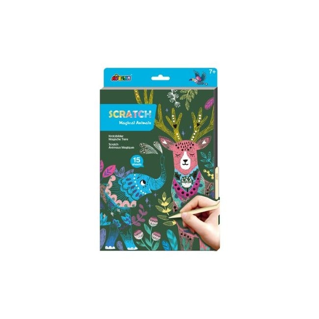 Avenir - Magical Animals Scratch Book - (58CH221834)