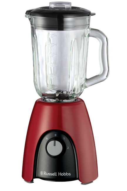 Russell Hobbs - 27120-56 Bänkmixer - Svart, Röd, Transparent - 1.5L