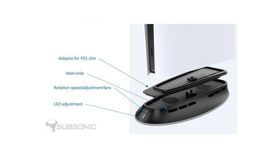 Subsonic Cooling Led Stand - PS5/PS5 Slim